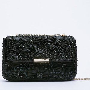 Zara Beaded Crossbody Bag